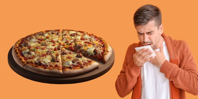 Can we eat pizza during cough?